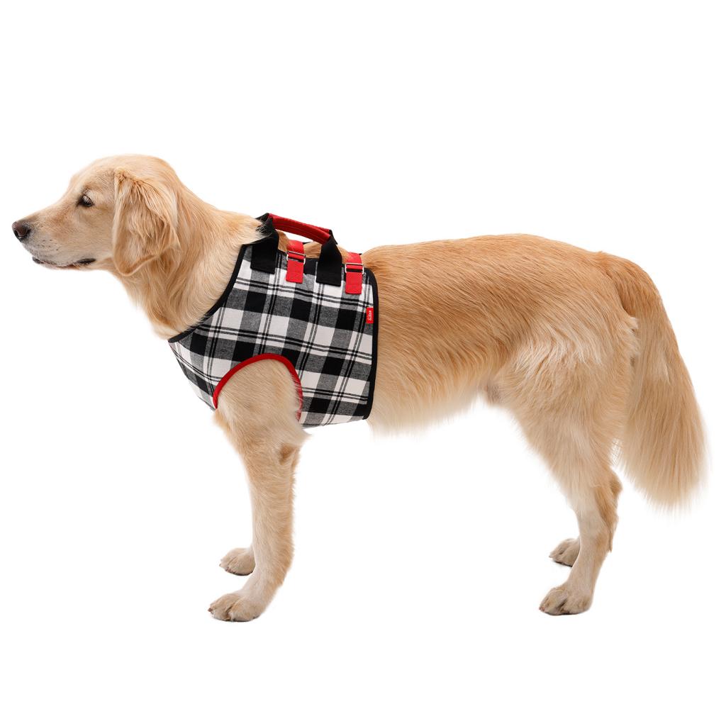 介護ハーネス LaLaWalk 介助ベスト チェック柄