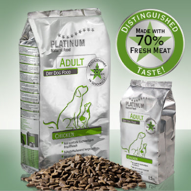 プラチナム ナチュラルドライフード 成犬(アダルト)用チキン