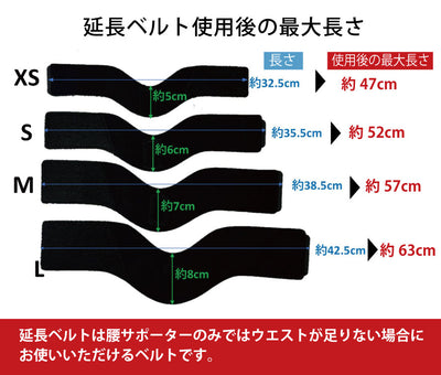 アニサポ パテラン ウエストベルト延長パーツ