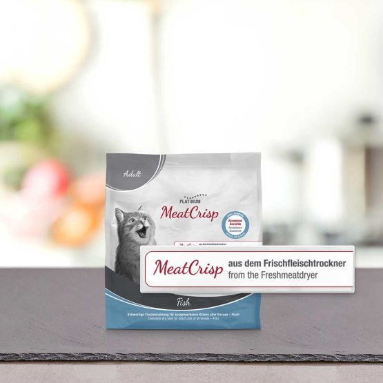 プラチナム キャットフード ミートクリスプ 成猫用