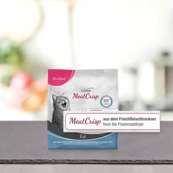 プラチナム キャットフード ミートクリスプ 成猫(避妊・去勢)用