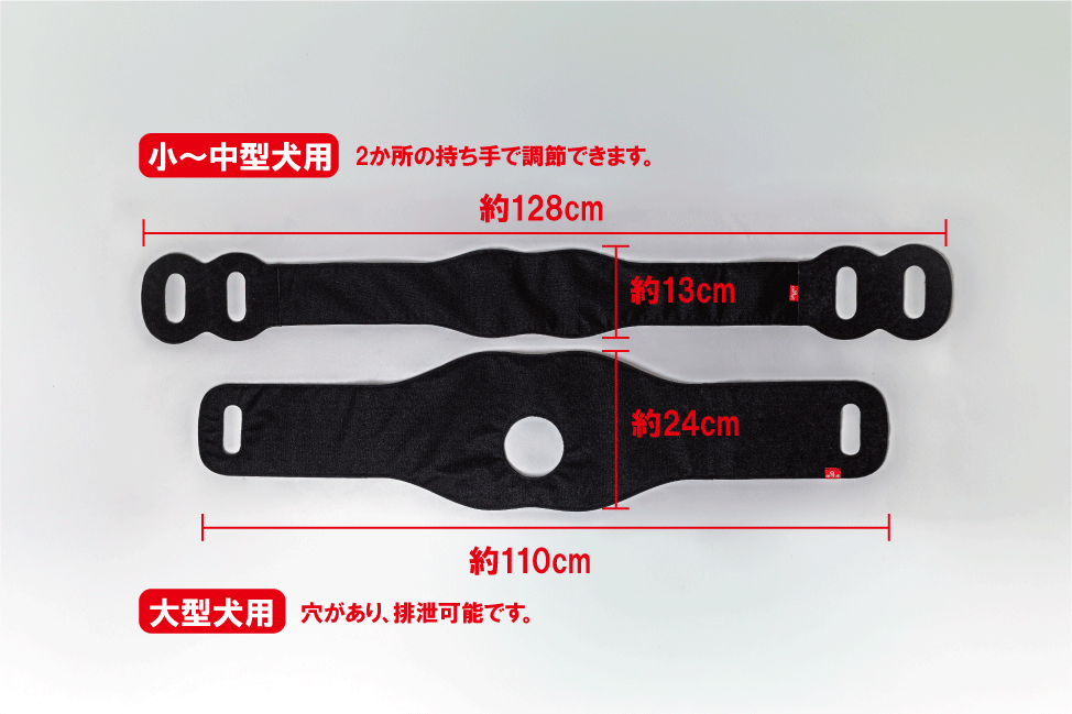 【レンタルサービスわんトライ便+】　アニサポ 持ち上げベルト